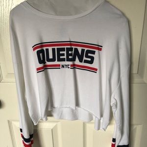 H&M long sleeve crop top